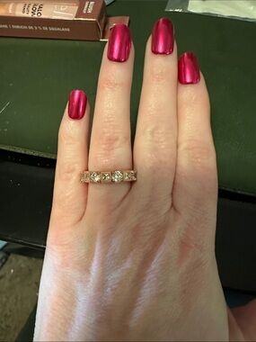 Rose gold size 7 ring